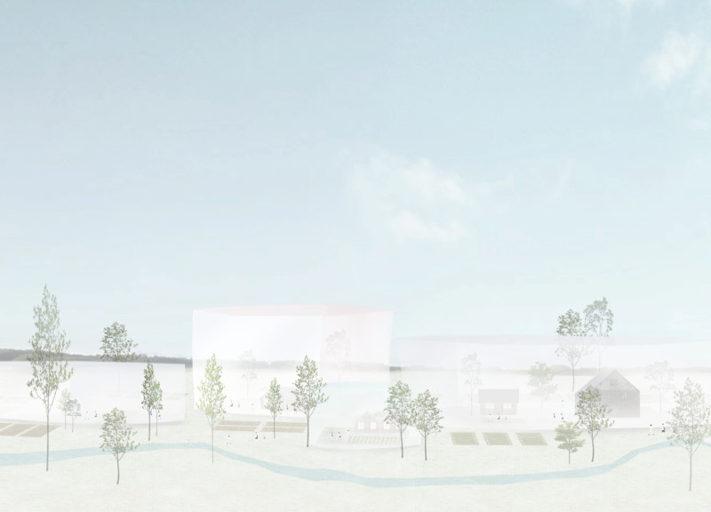 Sustainable Community Space Featuring Cross-Laminated Timber Panels and Fabric Structures