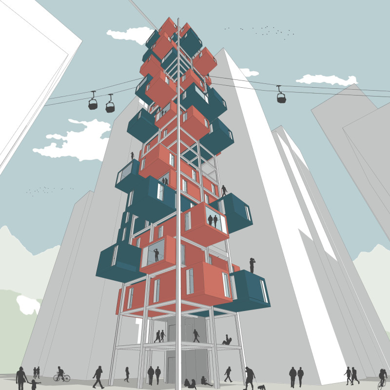 Charred Wood Cladding and Modular Design Elevate Sustainable Urban Living  