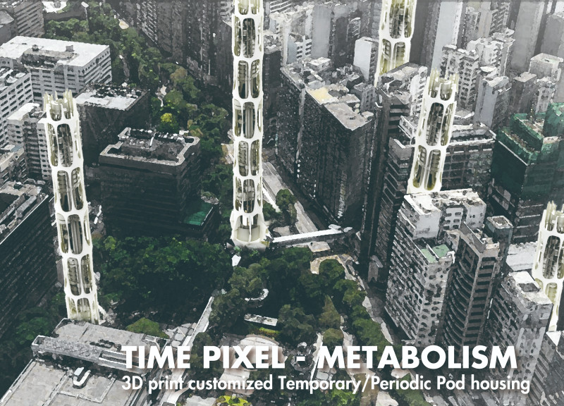 3D Printed Recyclable Pods Within Tubular Frameworks for Sustainable Urban Living