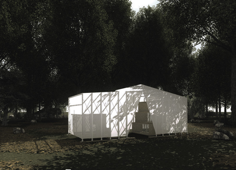Modular Retreat Featuring Cross-Laminated Timber Panels and No-See-Um Mesh Integration in Latvian Wilderness