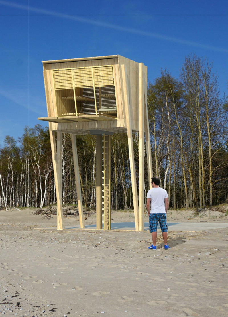 Elevated Cabins Crafted from Sustainable Timber with Expansive Glazing for Nature Immersion