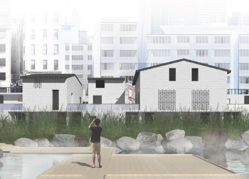 Charred Wooden Shingles and Concrete Blocks Create Co-Housing Solutions in Vibrant Urban Landscape
