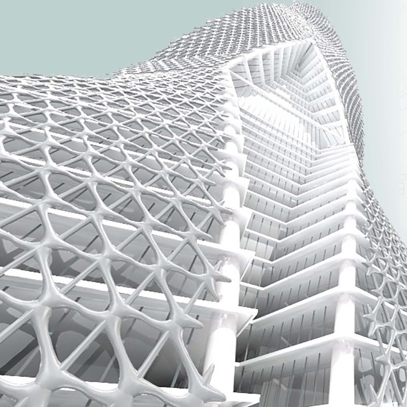 Living Facades and Biophilic Design in a Sustainable High-Rise Community