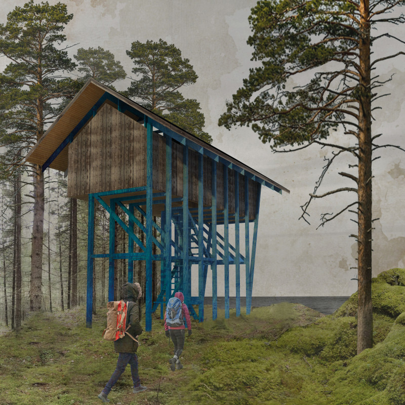 Charred Wooden Shingles and Cross-Laminated Timber Define an Engaging Community Hub  