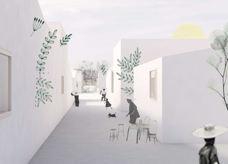 Charred Wooden Shingles and Modular Layouts Creating Interconnected Living Spaces  
