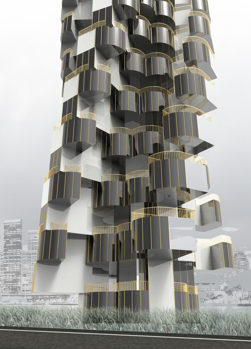 Charred Wooden Shingles and Cross-Laminated Timber Panels Shape a Versatile Urban Community Space