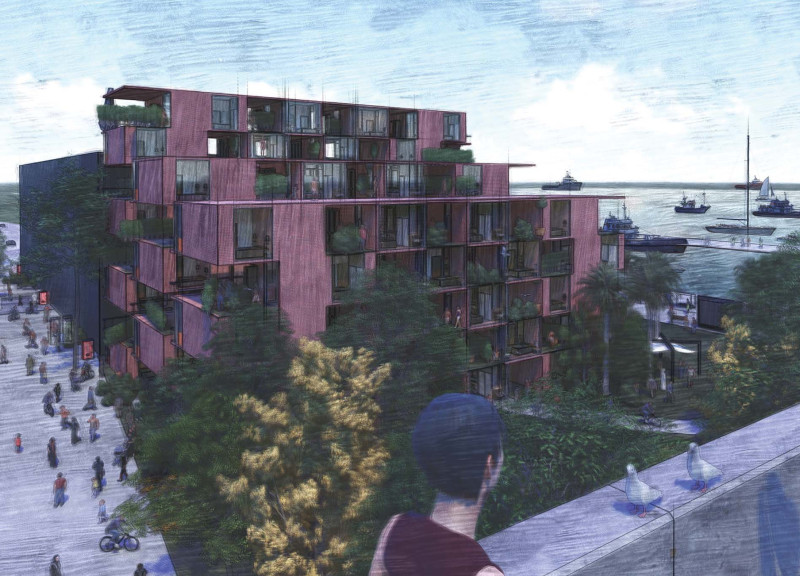 Charred Wooden Shingles and Recycled Brick Crafting Community Living in Sydney