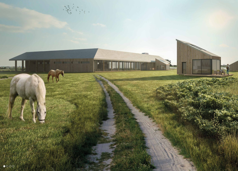 Movable Cabins With Charred Wooden Shingles Offering Northern Light Views  