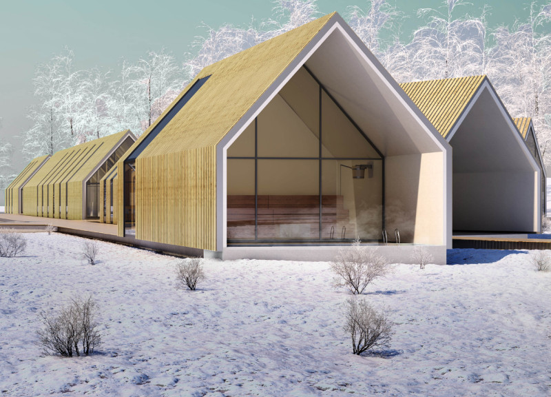 Charred Wooden Shingles and Geothermal Heating in a Distinctive Retreat Nestled in Icelandic Nature