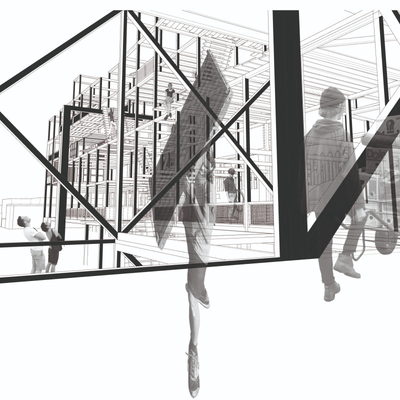 Reclaimed Metal Framework With Sustainable Timber Elements for Modular Housing Solutions