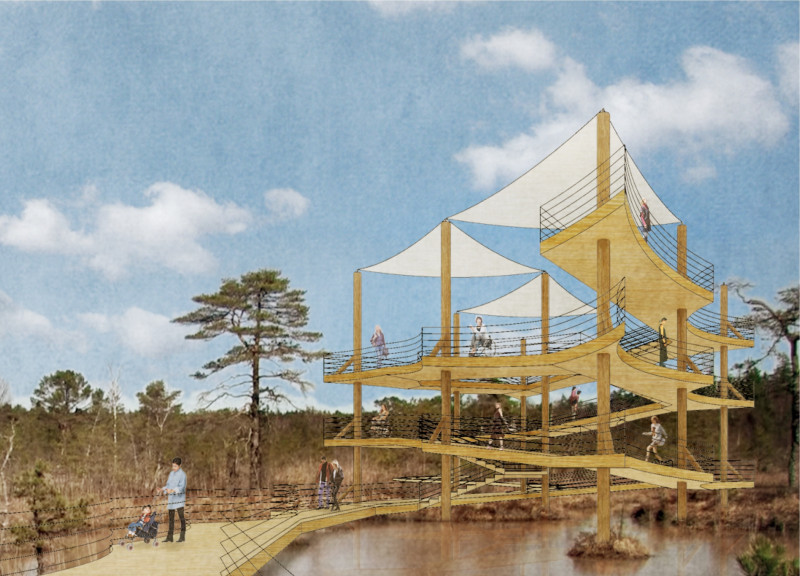 Examining Elevated Viewing Platforms Crafted From Treated Wood and Steel Framework