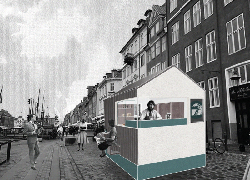 Towable Kiosk Constructed With Cross-Laminated Timber and Oak Cladding for Urban Coffee Service