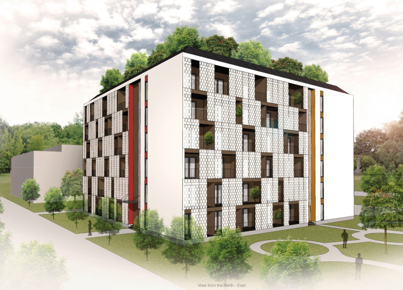 Charred Wooden Shingles and Cross-Laminated Timber Panels Define This Community-Focused Multifunctional Space