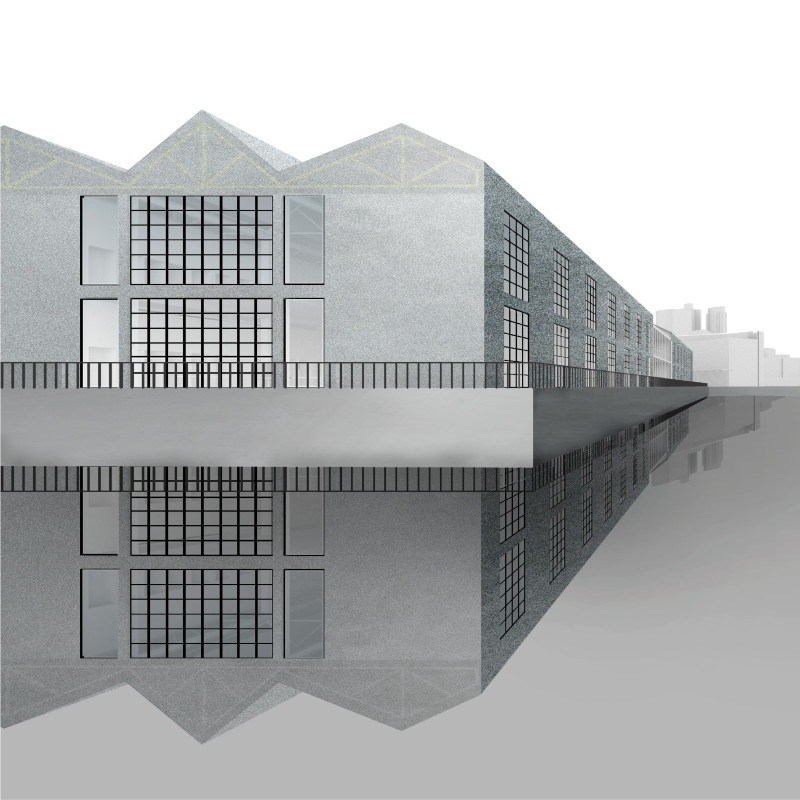 Charred Wooden Shingles and Exposed Concrete Forming Multifunctional Housing in Urban Context
