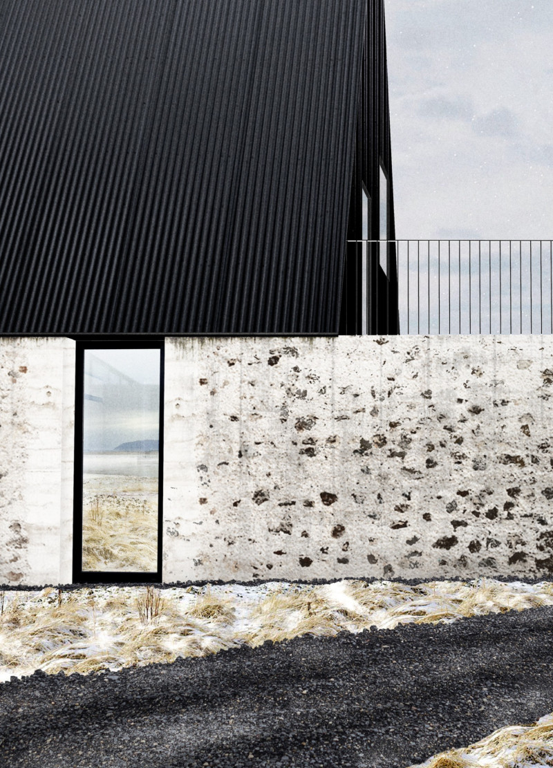 Cantilevered Spaces Enhanced by Natural Stone and Passive Design Principles in a Sustainable Retreat  
