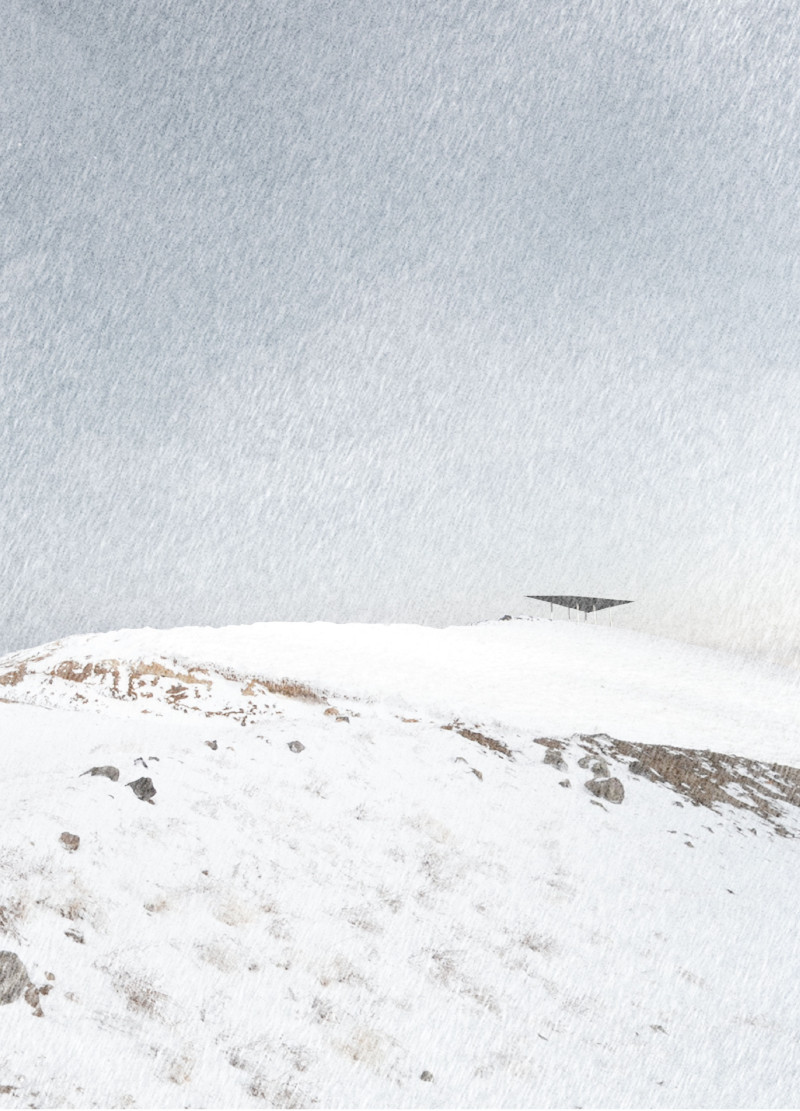 Hyperbolic Copper Roofing Engages Nature Through Glass Transparency in a Community Observatory
