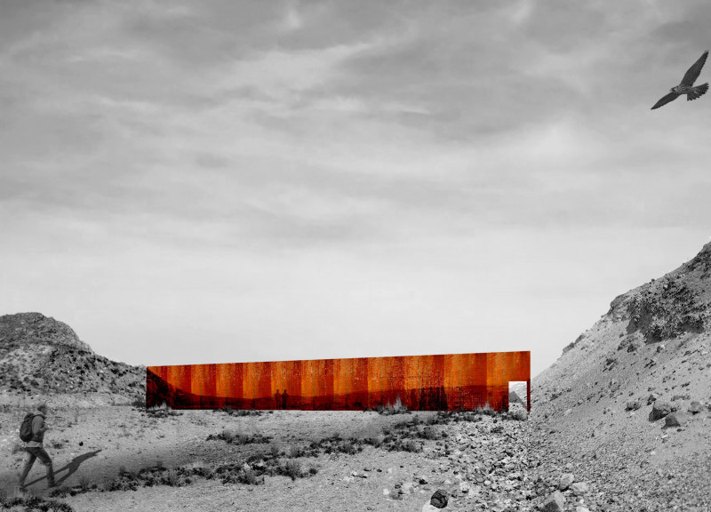 Corten Steel Structure Embracing Mountainous Terrain With Resilient Community Gathering Space