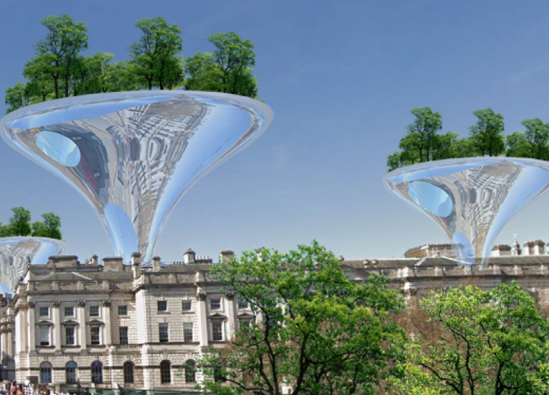 Elevated Living Spaces With Biophilic Design and Reflective Glass Facades