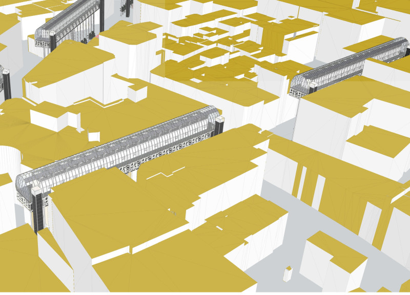 Cross-Laminated Timber and Ethylene Tetrafluoroethylene Canopy in A Community-Centric Urban Habitat  