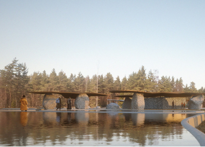 Charred Wooden Shingles and Cross-Laminated Timber Define the Essence of Eco-Friendly Nature Experience Center
