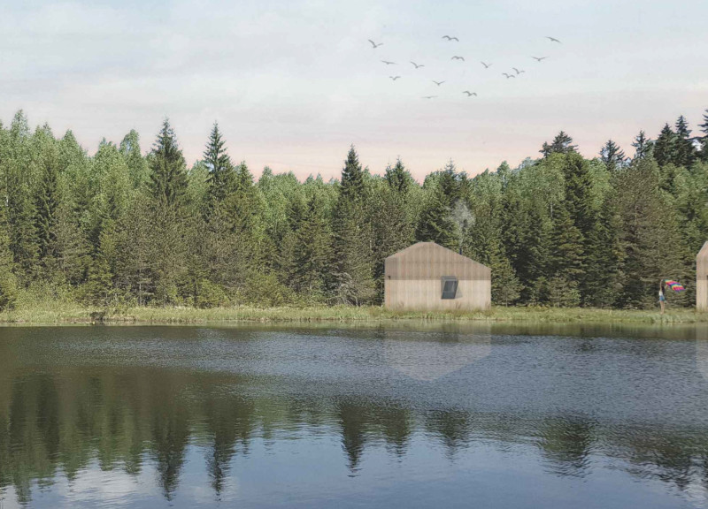 Charred Wooden Shingles and Cross-Laminated Timber Create A Community Hub of Sustainable Design  
