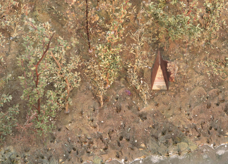 Triangular Retreat Crafted from Cross-Laminated Timber and Reclaimed Wood in a Forest Setting