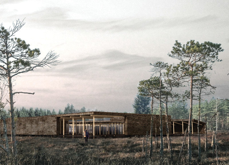 Thatch Cladding and Straw Insulation Embrace Natural Landscapes in a Unique Visitor Center