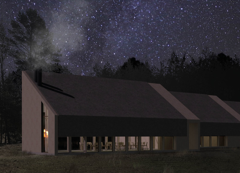 Thatched Roof Retreat Featuring Timber Cladding and Straw Insulation in a Natural Setting