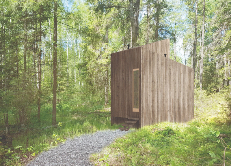 Charred Wooden Shingles and Expansive Glazing Create Seamless Integration with Nature in Thoughtful Retreat Design