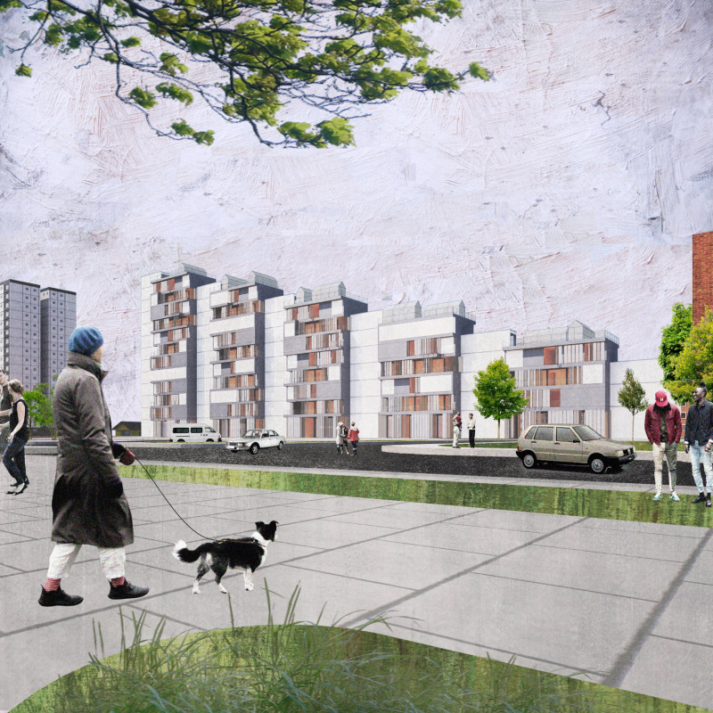 Charred Wood Shingles Embrace Community Living in Timber-Structured Urban Housing  