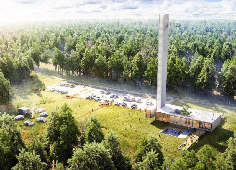 Charred Wooden Shingles and Precast Concrete Enhance Community Engagement in Cultural Space