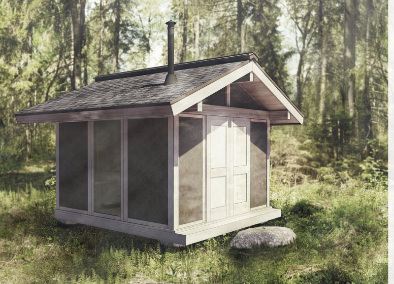Cork-Insulated Timber Cabins Integrating Nature and Tradition for Quiet Reflection  