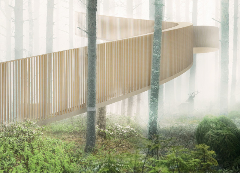 Charred Wooden Shingles and Reclaimed Wood Create a Sustainable Community Hub