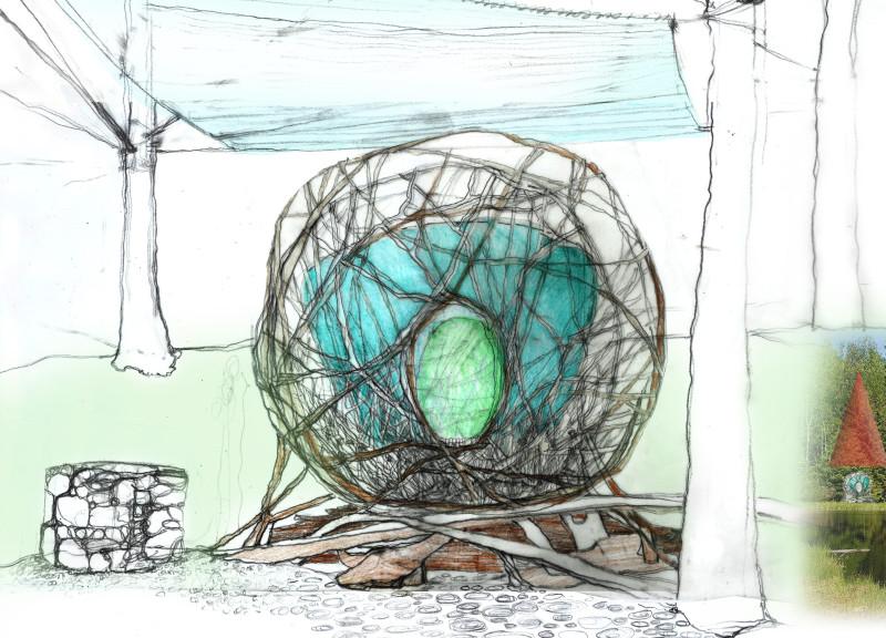 ETFE Membrane Shelters Within a Tranquil Woodland Retreat