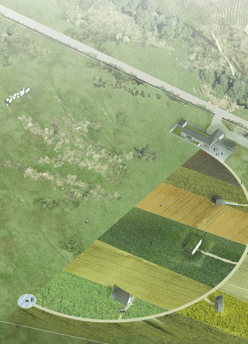Earth-Sheltered Retreat Comprised of Hemp Insulation and Timber Structures Emphasizing Community and Nature  