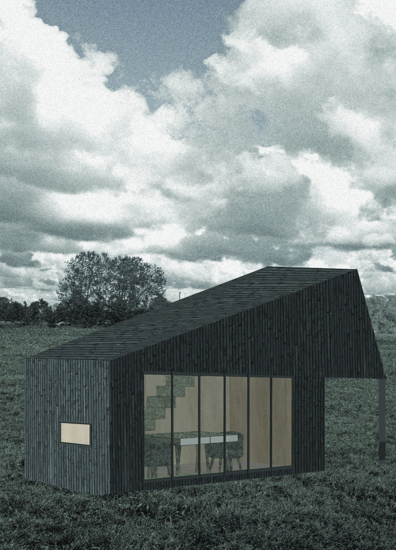 Charred Wooden Shingles and Cross-Laminated Timber Enfold a Tranquil Artistic Retreat