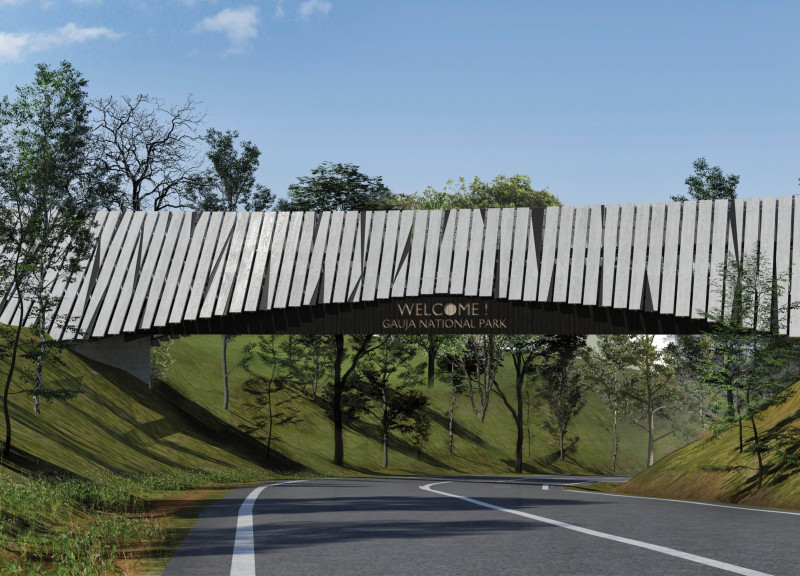 Charred Wood and Cross-Laminated Panels Creating A Seamless Connection Within A Natural Landscape  