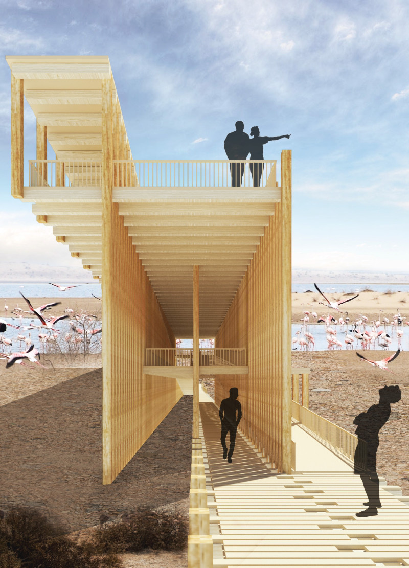 Cross-Laminated Timber Form Inspired by Natural Wildlife Habitat