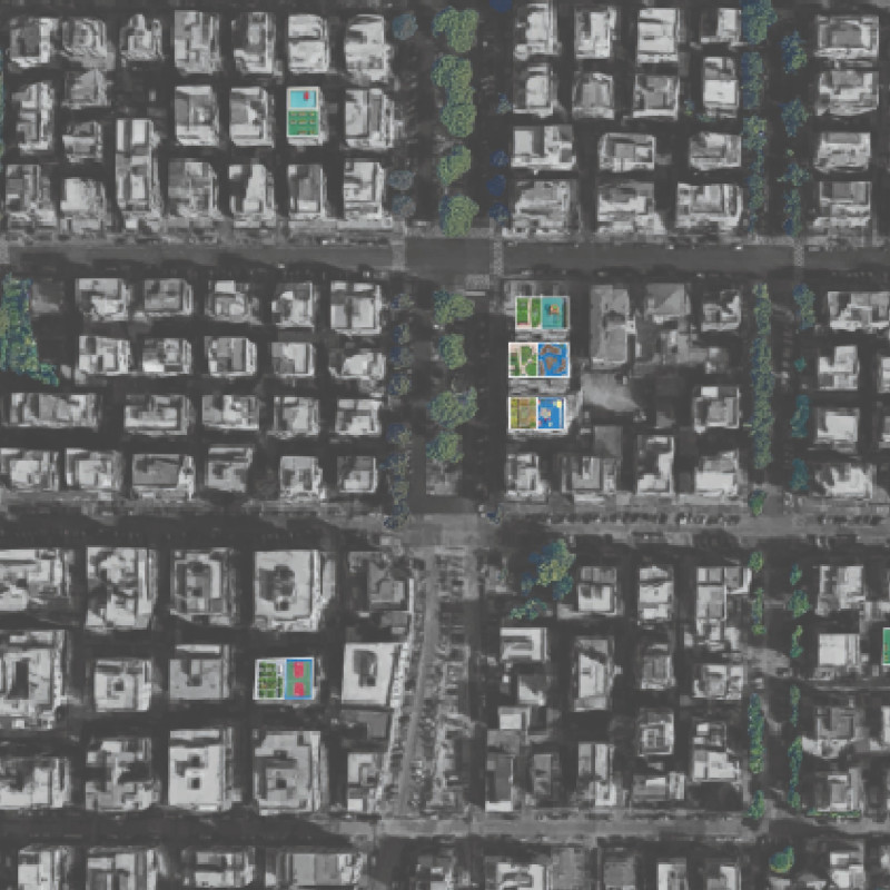 Charred Wooden Shingles and Flexible Living Units in a Community-Centric Urban Design