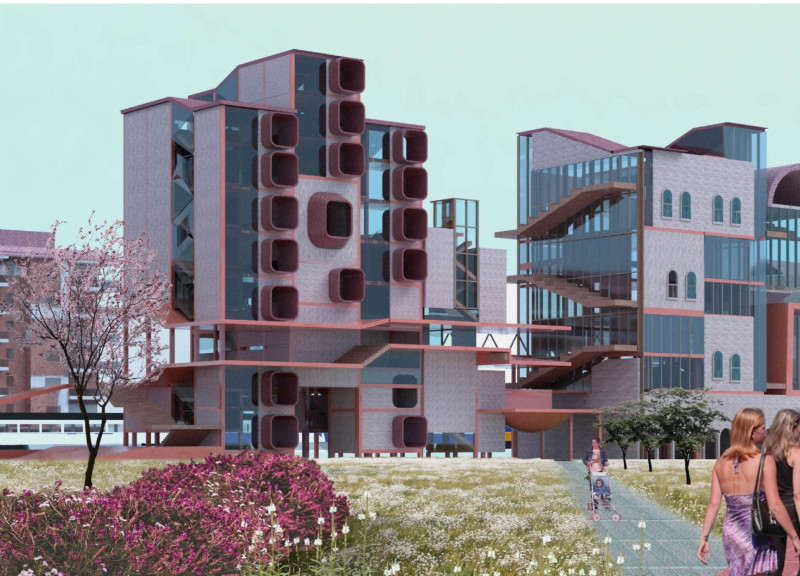 Charred Wooden Shingles and Cross-Laminated Timber Redefine Sustainable Urban Living