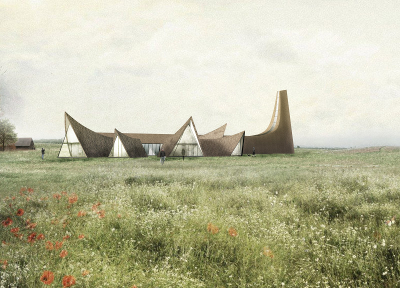 Charred Wood Shingles and Natural Textures Shape a Versatile Space for Community Engagement