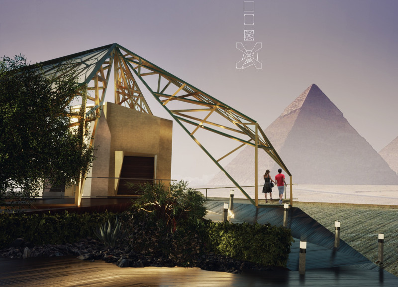 Natural Ventilation Strategy with Steel Mesh and Timber Structure Near Iconic Heritage Sites