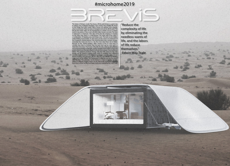 Thermal Insulation Wood and High-Performance Polycarbonate Embrace in a Compact Desert Habitat