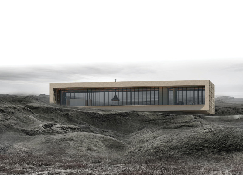 Framing Nature With Volcanic Stone And Glulam Structures In A Visitor Center Experience