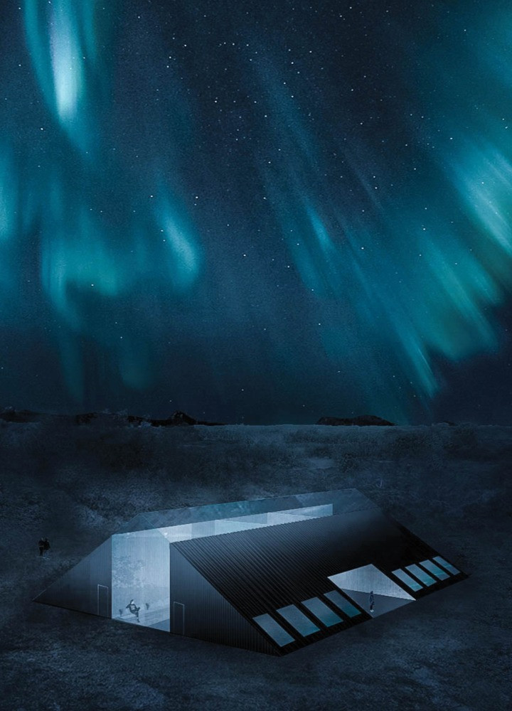 Thermal Efficiency in Prism-Shaped Retreat Constructed with Laminated Veneer Lumber and Icelandic Stone  