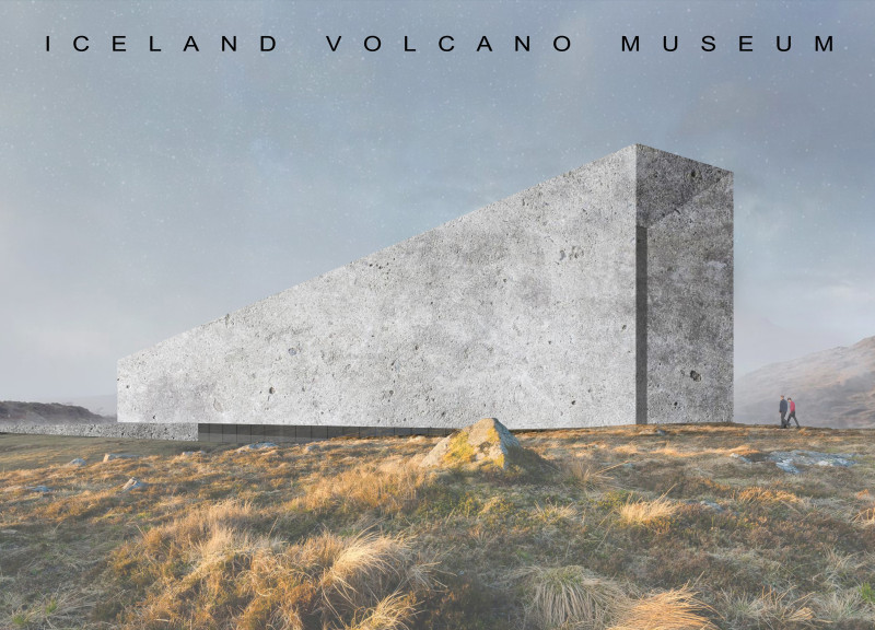 Volcanic Views Framed by Expansive Glazing and Natural Stone in a Community-Focused Educational Space