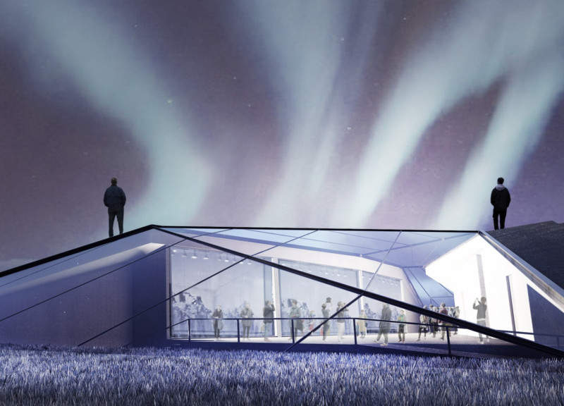 Lava Field Center Featuring Cor-Ten Steel and Transparent Facades in Sustainable Design