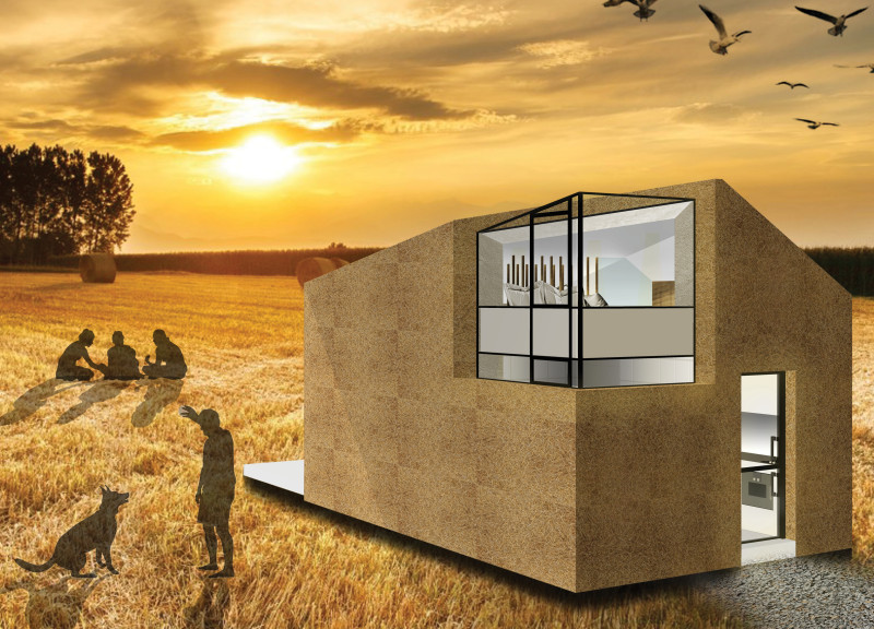 Sustainable Living With Reclaimed Timber and Straw in a Compact Microhome
