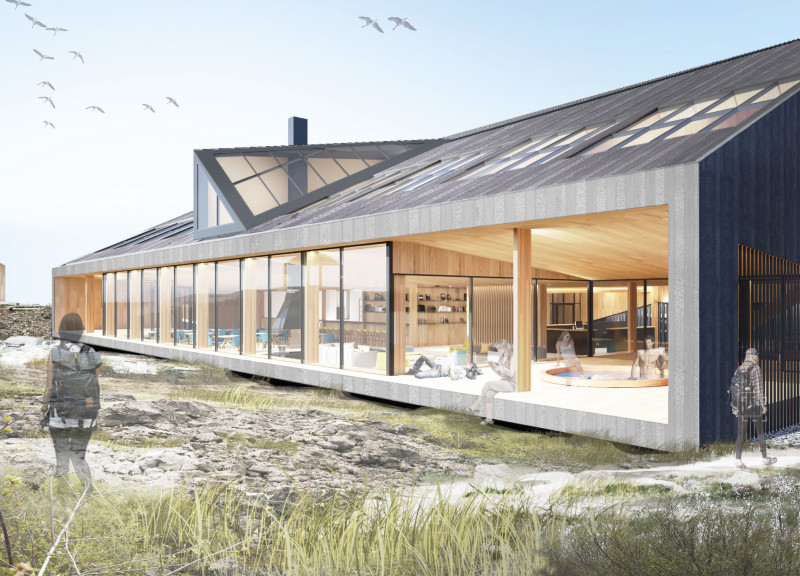 Charred Wooden Shingles and Geothermal Integration in a Sustainable Icelandic Retreat