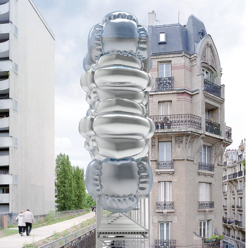 Pneumatic Facades and Scaffolding Framework Shaping Adaptive Urban Living Spaces